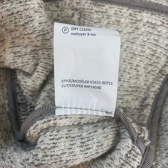 Vince Luxury Capsule Cream Gray Marled Open-FrontCardigan Jacket Size Small - Picture 6 of 7